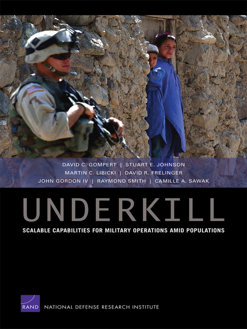 Title details for Underkill by David C. Gompert - Wait list